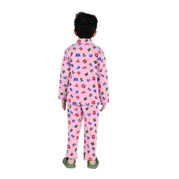 Baby Boys Nightwear Dress | ABC Print | Pink | 2-12 Years - Image 3