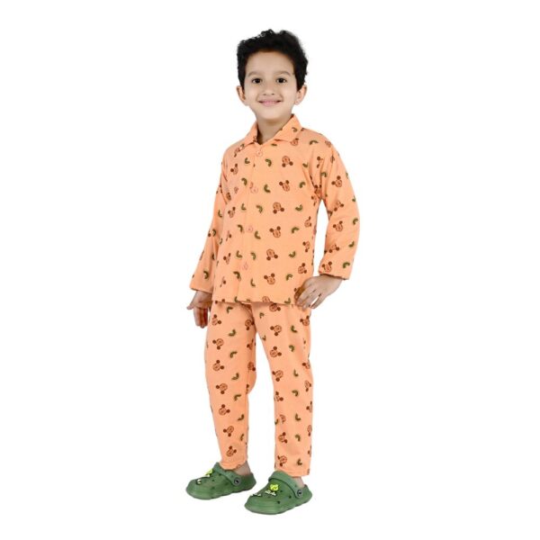 Baby Boys Nightwear Dress | Mickey Print | Peach | 2-12 Years - Image 5