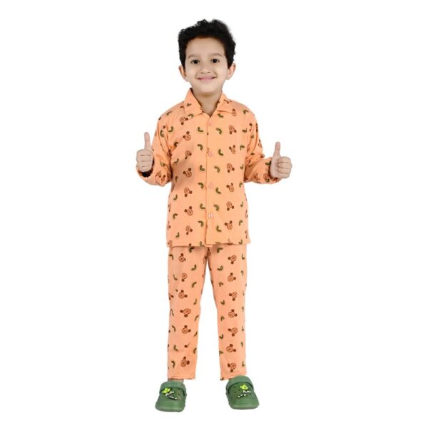 Baby Boys Nightwear Dress | Mickey Print | Peach | 2-12 Years - Image 2