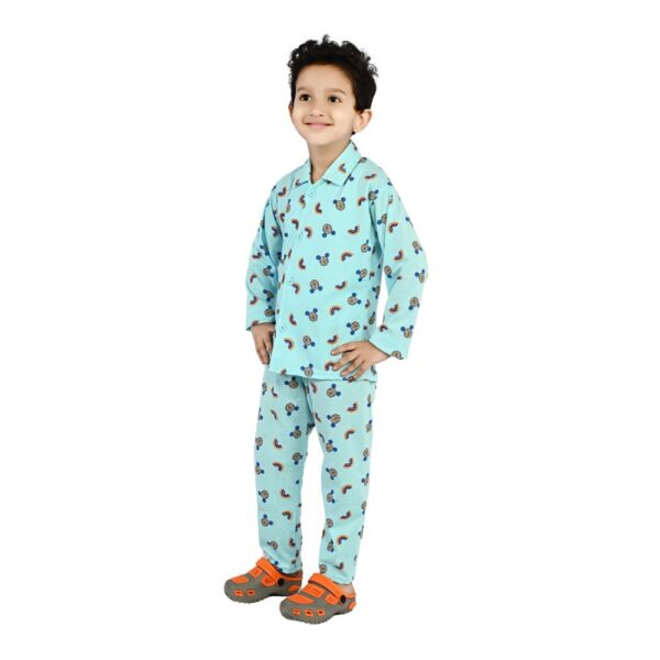 Baby Boys Nightwear Dress | Mickey Print | Sky Blue | 2-12 Years - Image 4
