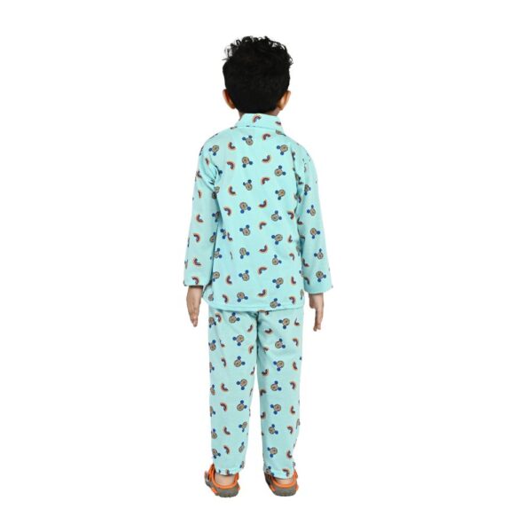 Baby Boys Nightwear Dress | Mickey Print | Sky Blue | 2-12 Years - Image 3