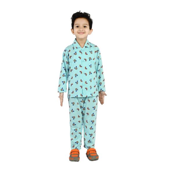 Baby Boys Nightwear Dress | Mickey Print | Sky Blue | 2-12 Years - Image 2