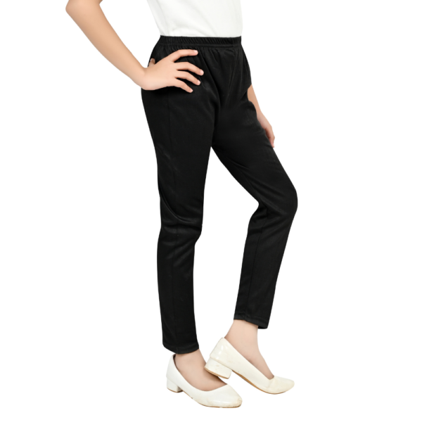 Winter School Fur Leggings (PACK OF 3) | Winter Slex For Girls  | Winter School Fur Leggings Slex - Image 3