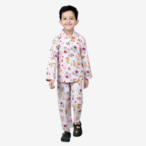 Baby Boys Nightwear Dress | Air Print | Pink | 0-12 Years