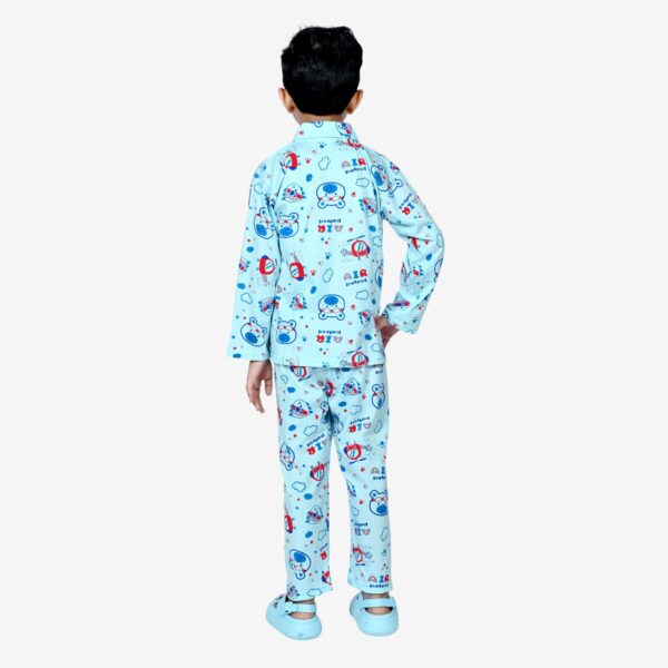 Baby Boys Nightwear Dress | Air Print | Sky Blue | 0-12 Years - Image 3