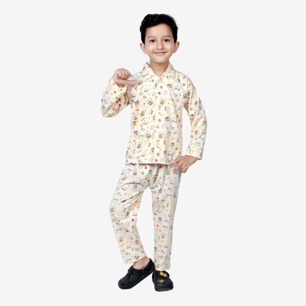 Baby Boys Nightwear Dress | Bear Print | Peach | 0-12 Years