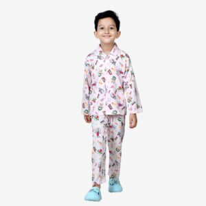 Baby Boys Nightwear Dress | Space Print | Pink | 0-12 Years