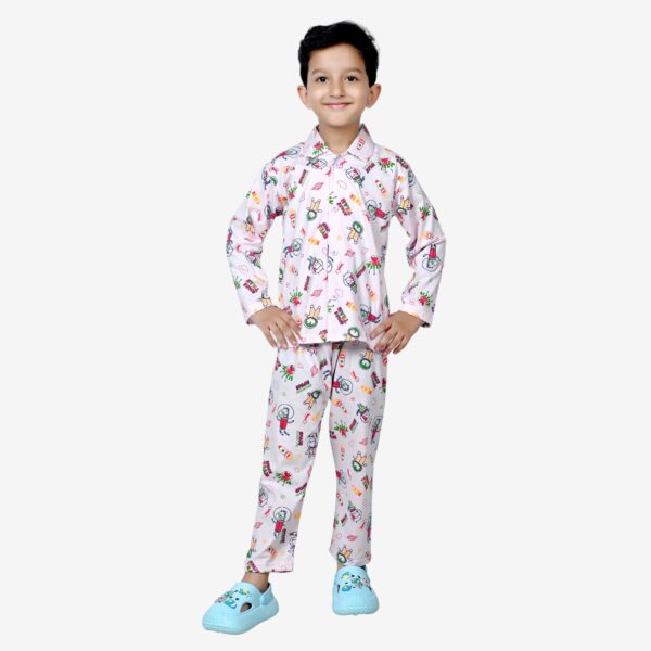 Baby Boys Nightwear Dress | Space Print | Pink | 0-12 Years - Image 2
