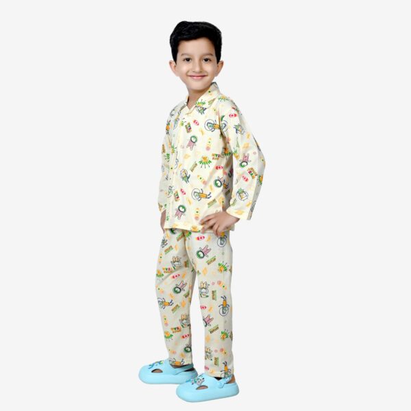 Baby Boys Nightwear Dress | Space Print | Peach | 0-12 Years - Image 3