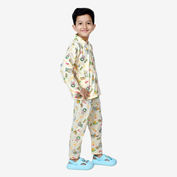 Baby Boys Nightwear Dress | Space Print | Peach | 0-12 Years - Image 4