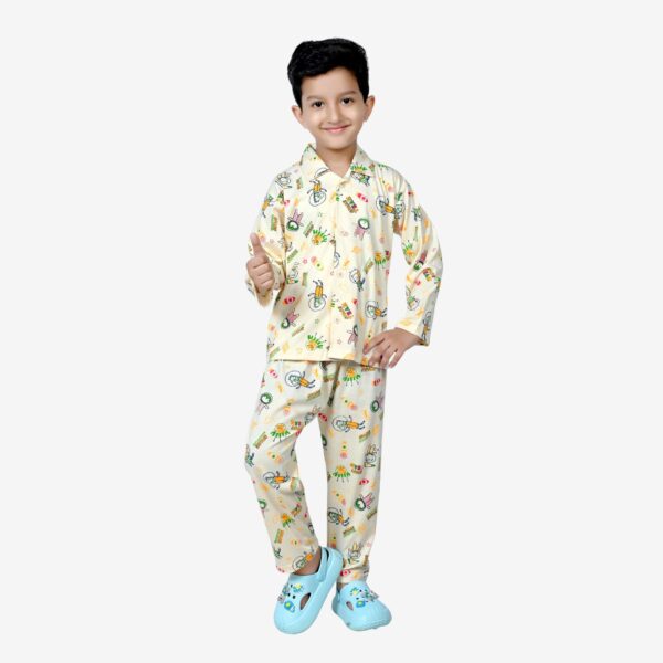 Baby Boys Nightwear Dress | Space Print | Peach | 0-12 Years