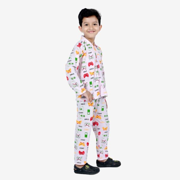 Baby Boys Nightwear Dress | Start Print | Pink | 0-12 Years - Image 4