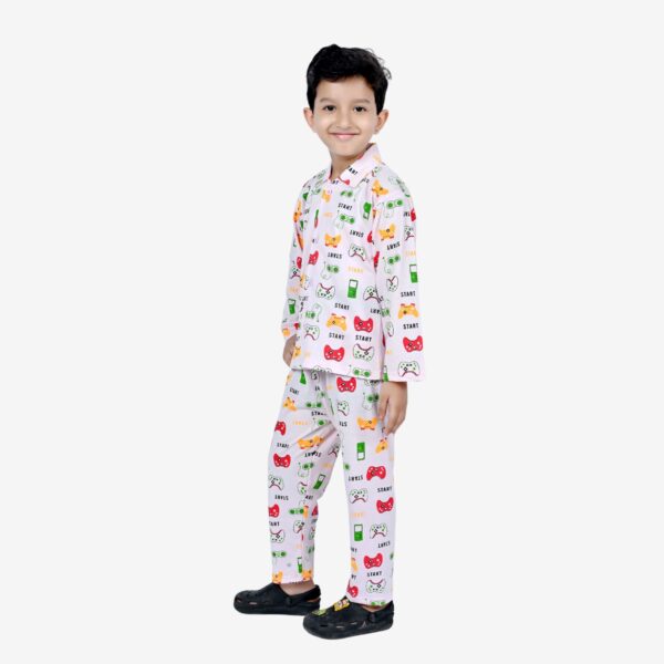 Baby Boys Nightwear Dress | Start Print | Pink | 0-12 Years
